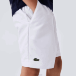 Lacoste מכנסי יהלומים קצרים DZ4D0D3074 לבן 001 ילדים - Image 3