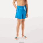 Lacoste מכנסי ים מוצקים המתייבשים במהירות DZ4D0D3103 כחול ירוק wii בנים - Image 2