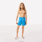 Lacoste מכנסי ים מוצקים המתייבשים במהירות DZ4D0D3103 כחול ירוק wii בנים