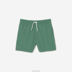 Lacoste מכנסי ים מוצקים המתייבשים במהירות DZ4D0D3105 חאקי ירוק wij בנים - Image 4