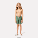 Lacoste מכנסי ים מוצקים המתייבשים במהירות DZ4D0D3105 חאקי ירוק wij בנים