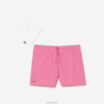 Lacoste מכנסי ים קלים לייבוש מהיר DZ4D0D533 ורוד ירוק w4i גברים - Image 6