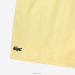 Lacoste מכנסי ים קלים לייבוש מהיר DZ4D0D539 צהוב ירוק 7sh גברים - Image 5
