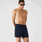 Lacoste מכנסי ים קלים לייבוש מהיר DZ4D0D541 כחול כהה שחור jb1 גברים