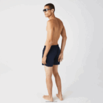 Lacoste מכנסי ים קלים לייבוש מהיר DZ4D0D541 כחול כהה שחור jb1 גברים - Image 9