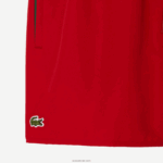 Lacoste מכנסי ים קלים לייבוש מהיר DZ4D0D542 אדום ירוק 8 un גברים - Image 5