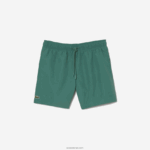 Lacoste מכנסי ים קלים לייבוש מהיר DZ4D0D546 חאקי ירוק wij גברים - Image 4