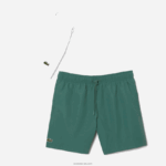 Lacoste מכנסי ים קלים לייבוש מהיר DZ4D0D546 חאקי ירוק wij גברים - Image 7