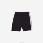 Lacoste מכנסי כותנה אורגנית בפס צבעוני DZ4D0D3089 כחול כהה אפור chine e6a ילדים - Image 5