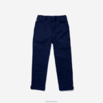 Lacoste מכנסי כותנה קלים נוחים DZ4D0D3296 כחול כהה 166 בנים - Image 4