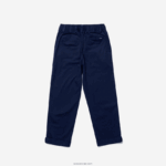 Lacoste מכנסי כותנה קלים נוחים DZ4D0D3296 כחול כהה 166 בנים - Image 5