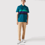 Lacoste מכנסי מכנסי ספורט גולף מתיחה DZ4D0D424 בז' 02s גברים