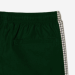 Lacoste מכנסי מסלול בהדפס טניס DZ4D0D372 ירוק לבן pqk גברים - Image 2