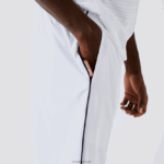 Lacoste מכנסי ספורט קלים במהדורה פתוחה צרפתית DZ4D0D1547 לבן כחול כהה aj0 גברים - Image 5