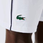 Lacoste מכנסי ספורט קלים במהדורה פתוחה צרפתית DZ4D0D1547 לבן כחול כהה aj0 גברים - Image 7