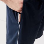 Lacoste מכנסי ספורט קלים במהדורה פתוחה צרפתית DZ4D0D1546 לבן כחול כהה r20 גברים - Image 7