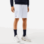 Lacoste מכנסי ספורט קלים במיוחד DZ4D0D1409 כחול כהה לבן 522 גברים - Image 2