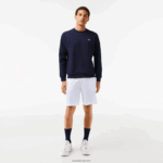 Lacoste מכנסי ספורט קלים במיוחד DZ4D0D1409 כחול כהה לבן 522 גברים