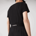 Lacoste מכנסי ספורט קלים במיוחד DZ4D0D1410 שחור לבן 258 גברים - Image 4