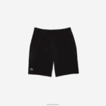Lacoste מכנסי ספורט קלים במיוחד DZ4D0D1410 שחור לבן 258 גברים - Image 5