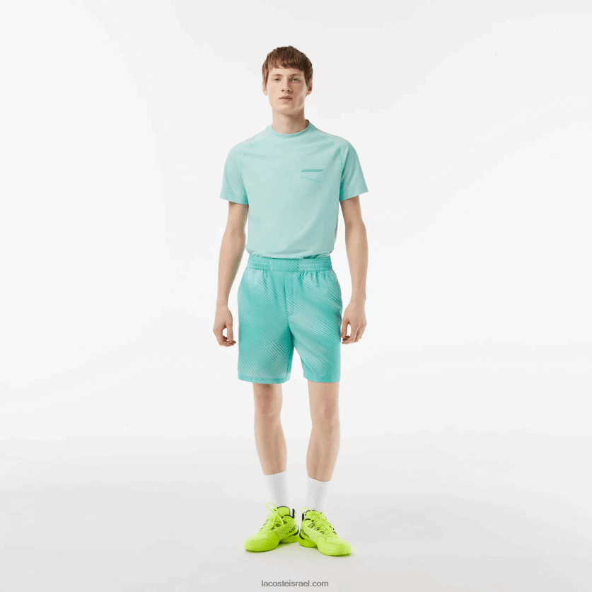 lacoste_d79ed79bd7a0d7a1d799_d7a1d7a4d795d7a8d798_d7a7d7a6d7a8d799d79d_dz4d0d11_d799d7a8d795d7a7_d791d794d799d7a8_d7a6d794d795d.png Lacoste מכנסי ספורט קצרים DZ4D0D11 ירוק בהיר צהוב h0u גברים - Image 1