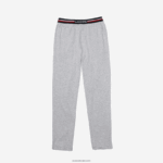 Lacoste מכנסי פיג'מה בג'רזי בשלושה גוונים DZ4D0D1403 chine אפור cca גברים - Image 4