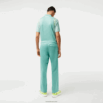 Lacoste מכנסי פיקה בכושר רגיל DZ4D0D337 ירוק 3a4 גברים - Image 3