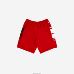 Lacoste מכנסי פסים ספורטיביים DZ4D0D1633 אדום לבן שחור cmy גברים - Image 2