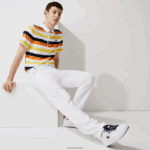 Lacoste מכנסי צ'ינו גולף מתיחה ספורט DZ4D0D1641 לבן 001 גברים