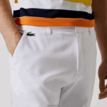 Lacoste מכנסי צ'ינו גולף מתיחה ספורט DZ4D0D1641 לבן 001 גברים - Image 4