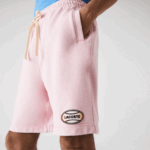 Lacoste מכנסי צמר כותנה חיים עם כתמים DZ4D0D1611 ורוד hcq גברים - Image 2