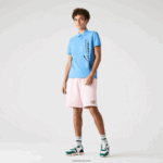 Lacoste מכנסי צמר כותנה חיים עם כתמים DZ4D0D1611 ורוד hcq גברים