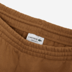Lacoste מכנסי צמר מכותנה אורגנית מוברש DZ4D0D1397 חום z0w גברים - Image 5