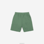 Lacoste מכנסי צמר מכותנה אורגנית מוברש DZ4D0D3098 ירוק חאקי kx5 ילדים - Image 2