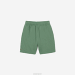 Lacoste מכנסי צמר מכותנה אורגנית מוברש DZ4D0D3098 ירוק חאקי kx5 ילדים