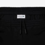 Lacoste מכנסי צמר מכותנה אורגנית מוברש DZ4D0D416 שחור 031 גברים - Image 6
