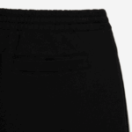Lacoste מכנסי צמר מכותנה אורגנית מוברש DZ4D0D416 שחור 031 גברים - Image 9