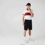 Lacoste מכנסי צמר ספורט טניס DZ4D0D1337 שחור 031 גברים