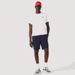 Lacoste מכנסי צמר ספורט טניס DZ4D0D1338 כחול כהה 166 גברים