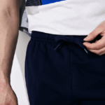 Lacoste מכנסי צמר ספורט טניס DZ4D0D1338 כחול כהה 166 גברים - Image 5