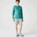 Lacoste מכנסי צמר ספורט טניס DZ4D0D1361 chine אפור cca גברים