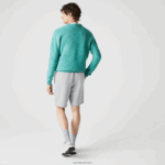 Lacoste מכנסי צמר ספורט טניס DZ4D0D1361 chine אפור cca גברים - Image 3