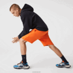 Lacoste מכנסי צמר ספורט טניס DZ4D0D1577 orange tv1 גברים - Image 2