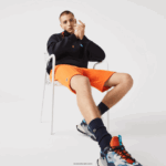 Lacoste מכנסי צמר ספורט טניס DZ4D0D1577 orange tv1 גברים