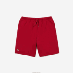 Lacoste מכנסי צמר ספורט טניס DZ4D0D1604 בורדו 476 גברים - Image 4