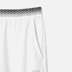 Lacoste מכנסי רשת טניס x daniil medvedev DZ4D0D428 לבן 001 גברים - Image 5