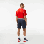 Lacoste מכנסי רשת טניס x daniil medvedev DZ4D0D429 כחול kxe גברים - Image 3