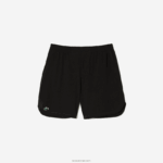 Lacoste מכנסי רשת מתיחה ספורטיבית DZ4D0D458 שחור 8vm גברים - Image 4