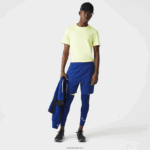 Lacoste מכנסי שכבות ספורטיביים DZ4D0D1544 כחול צעקני צהוב לבן 8q6 גברים - Image 7