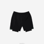 Lacoste מכנסי שכבות ספורטיביים DZ4D0D1545 שחור ירוק לבן 9az גברים - Image 5